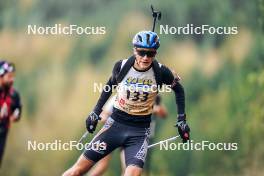 21.10.2023, Arcon, France (FRA): Victor Laine (FRA) - Biathlon Samse Summer Tour, sprint, Arcon (FRA). www.nordicfocus.com. © Thibaut/NordicFocus. Every downloaded picture is fee-liable.