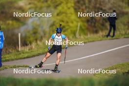 21.10.2023, Arcon, France (FRA): Gabin Fenus Vogel (FRA) - Biathlon Samse Summer Tour, sprint, Arcon (FRA). www.nordicfocus.com. © Thibaut/NordicFocus. Every downloaded picture is fee-liable.