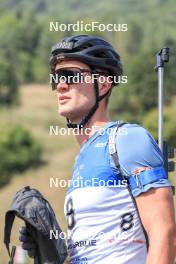 27.08.2023, Brezno-Osrblie, Slovakia (SVK): Dominic Schmuck (GER) - IBU Summer Biathlon World Championships, mass men, Brezno-Osrblie (SVK). www.nordicfocus.com. © Manzoni/NordicFocus. Every downloaded picture is fee-liable.