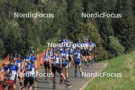27.08.2023, Brezno-Osrblie, Slovakia (SVK): Undefined athlete competes - IBU Summer Biathlon World Championships, mass men, Brezno-Osrblie (SVK). www.nordicfocus.com. © Manzoni/NordicFocus. Every downloaded picture is fee-liable.