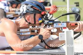 27.08.2023, Brezno-Osrblie, Slovakia (SVK): Serhii Suprun (UKR) - IBU Summer Biathlon World Championships, pursuit junior men, Brezno-Osrblie (SVK). www.nordicfocus.com. © Manzoni/NordicFocus. Every downloaded picture is fee-liable.