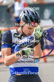 27.08.2023, Brezno-Osrblie, Slovakia (SVK): Stepan Kinash (UKR) - IBU Summer Biathlon World Championships, pursuit junior men, Brezno-Osrblie (SVK). www.nordicfocus.com. © Manzoni/NordicFocus. Every downloaded picture is fee-liable.