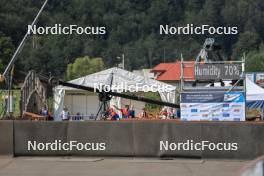 27.08.2023, Brezno-Osrblie, Slovakia (SVK): Feature: Track atmosphere  - IBU Summer Biathlon World Championships, pursuit junior women, Brezno-Osrblie (SVK). www.nordicfocus.com. © Manzoni/NordicFocus. Every downloaded picture is fee-liable.