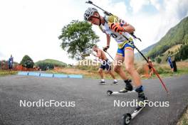 26.08.2023, Brezno-Osrblie, Slovakia (SVK): Horia Urs (ROU) - IBU Summer Biathlon World Championships, sprint junior men, Brezno-Osrblie (SVK). www.nordicfocus.com. © Manzoni/NordicFocus. Every downloaded picture is fee-liable.