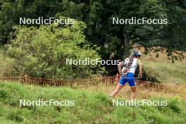 26.08.2023, Brezno-Osrblie, Slovakia (SVK): David Folea (ROU) - IBU Summer Biathlon World Championships, sprint junior men, Brezno-Osrblie (SVK). www.nordicfocus.com. © Manzoni/NordicFocus. Every downloaded picture is fee-liable.