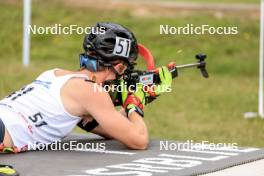 26.08.2023, Brezno-Osrblie, Slovakia (SVK): Asbjorn Boye (DEN) - IBU Summer Biathlon World Championships, sprint junior men, Brezno-Osrblie (SVK). www.nordicfocus.com. © Manzoni/NordicFocus. Every downloaded picture is fee-liable.
