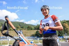 26.08.2023, Brezno-Osrblie, Slovakia (SVK): Chloe Dupont (GBR) - IBU Summer Biathlon World Championships, sprint junior women, Brezno-Osrblie (SVK). www.nordicfocus.com. © Manzoni/NordicFocus. Every downloaded picture is fee-liable.