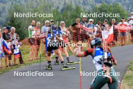 26.08.2023, Brezno-Osrblie, Slovakia (SVK): Undefined athlete competes - IBU Summer Biathlon World Championships, sprint women, Brezno-Osrblie (SVK). www.nordicfocus.com. © Manzoni/NordicFocus. Every downloaded picture is fee-liable.