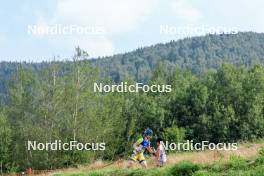 26.08.2023, Brezno-Osrblie, Slovakia (SVK): Mona Brorsson (SWE) - IBU Summer Biathlon World Championships, sprint women, Brezno-Osrblie (SVK). www.nordicfocus.com. © Manzoni/NordicFocus. Every downloaded picture is fee-liable.