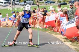26.08.2023, Brezno-Osrblie, Slovakia (SVK): Viktorija Jovanovska (MKD) - IBU Summer Biathlon World Championships, sprint women, Brezno-Osrblie (SVK). www.nordicfocus.com. © Manzoni/NordicFocus. Every downloaded picture is fee-liable.
