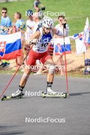 26.08.2023, Brezno-Osrblie, Slovakia (SVK): Sara Ponya (HUN) - IBU Summer Biathlon World Championships, sprint women, Brezno-Osrblie (SVK). www.nordicfocus.com. © Manzoni/NordicFocus. Every downloaded picture is fee-liable.