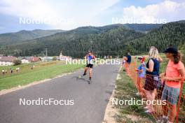 26.08.2023, Brezno-Osrblie, Slovakia (SVK): Daria Gembicka (POL) - IBU Summer Biathlon World Championships, sprint women, Brezno-Osrblie (SVK). www.nordicfocus.com. © Manzoni/NordicFocus. Every downloaded picture is fee-liable.