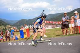 26.08.2023, Brezno-Osrblie, Slovakia (SVK): Alina Skripkina (KAZ) - IBU Summer Biathlon World Championships, sprint women, Brezno-Osrblie (SVK). www.nordicfocus.com. © Manzoni/NordicFocus. Every downloaded picture is fee-liable.