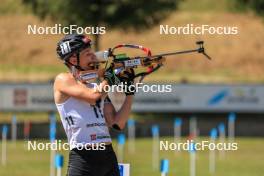 24.08.2023, Brezno-Osrblie, Slovakia (SVK): Konrad Badacz (POL) - IBU Summer Biathlon World Championships, super sprint junior men, Brezno-Osrblie (SVK). www.nordicfocus.com. © Manzoni/NordicFocus. Every downloaded picture is fee-liable.