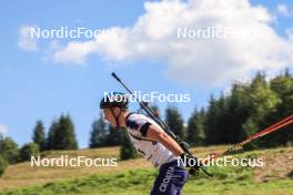 24.08.2023, Brezno-Osrblie, Slovakia (SVK): Filip Crnic (CRO) - IBU Summer Biathlon World Championships, super sprint junior men, Brezno-Osrblie (SVK). www.nordicfocus.com. © Manzoni/NordicFocus. Every downloaded picture is fee-liable.