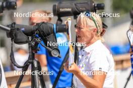 24.08.2023, Brezno-Osrblie, Slovakia (SVK): Event Feature: Undefined coach - IBU Summer Biathlon World Championships, super sprint junior men, Brezno-Osrblie (SVK). www.nordicfocus.com. © Manzoni/NordicFocus. Every downloaded picture is fee-liable.