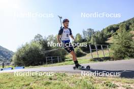 24.08.2023, Brezno-Osrblie, Slovakia (SVK): Stepan Kinash (UKR) - IBU Summer Biathlon World Championships, super sprint junior men, Brezno-Osrblie (SVK). www.nordicfocus.com. © Manzoni/NordicFocus. Every downloaded picture is fee-liable.