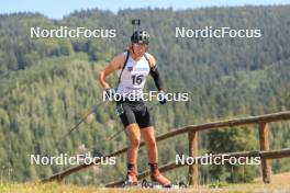 24.08.2023, Brezno-Osrblie, Slovakia (SVK): Anton Gurov (KAZ) - IBU Summer Biathlon World Championships, super sprint junior men, Brezno-Osrblie (SVK). www.nordicfocus.com. © Manzoni/NordicFocus. Every downloaded picture is fee-liable.