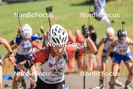 24.08.2023, Brezno-Osrblie, Slovakia (SVK): Aneta Novotna (CZE) - IBU Summer Biathlon World Championships, super sprint junior women, Brezno-Osrblie (SVK). www.nordicfocus.com. © Manzoni/NordicFocus. Every downloaded picture is fee-liable.