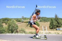 24.08.2023, Brezno-Osrblie, Slovakia (SVK): Lora Hristova (BUL) - IBU Summer Biathlon World Championships, super sprint junior women, Brezno-Osrblie (SVK). www.nordicfocus.com. © Manzoni/NordicFocus. Every downloaded picture is fee-liable.