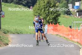 24.08.2023, Brezno-Osrblie, Slovakia (SVK): Olena Horodna (UKR) - IBU Summer Biathlon World Championships, super sprint junior women, Brezno-Osrblie (SVK). www.nordicfocus.com. © Manzoni/NordicFocus. Every downloaded picture is fee-liable.