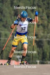 25.08.2023, Brezno-Osrblie, Slovakia (SVK): Peppe Femling (SWE) - IBU Summer Biathlon World Championships, super sprint men, Brezno-Osrblie (SVK). www.nordicfocus.com. © Manzoni/NordicFocus. Every downloaded picture is fee-liable.