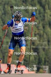 25.08.2023, Brezno-Osrblie, Slovakia (SVK): Apostolos Angelis (GRE) - IBU Summer Biathlon World Championships, super sprint men, Brezno-Osrblie (SVK). www.nordicfocus.com. © Manzoni/NordicFocus. Every downloaded picture is fee-liable.