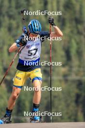 25.08.2023, Brezno-Osrblie, Slovakia (SVK): Oskar Brandt (SWE) - IBU Summer Biathlon World Championships, super sprint men, Brezno-Osrblie (SVK). www.nordicfocus.com. © Manzoni/NordicFocus. Every downloaded picture is fee-liable.