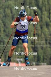 25.08.2023, Brezno-Osrblie, Slovakia (SVK): Anton Dudchenko (UKR) - IBU Summer Biathlon World Championships, super sprint men, Brezno-Osrblie (SVK). www.nordicfocus.com. © Manzoni/NordicFocus. Every downloaded picture is fee-liable.
