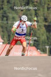 25.08.2023, Brezno-Osrblie, Slovakia (SVK): Adam Buki (HUN) - IBU Summer Biathlon World Championships, super sprint men, Brezno-Osrblie (SVK). www.nordicfocus.com. © Manzoni/NordicFocus. Every downloaded picture is fee-liable.