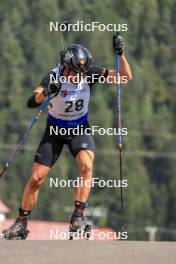 25.08.2023, Brezno-Osrblie, Slovakia (SVK): Roberto Piqueras Garcia (ESP) - IBU Summer Biathlon World Championships, super sprint men, Brezno-Osrblie (SVK). www.nordicfocus.com. © Manzoni/NordicFocus. Every downloaded picture is fee-liable.