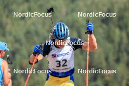 25.08.2023, Brezno-Osrblie, Slovakia (SVK): Peppe Femling (SWE) - IBU Summer Biathlon World Championships, super sprint men, Brezno-Osrblie (SVK). www.nordicfocus.com. © Manzoni/NordicFocus. Every downloaded picture is fee-liable.