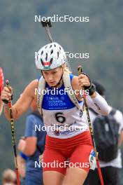 25.08.2023, Brezno-Osrblie, Slovakia (SVK): Sara Ponya (HUN) - IBU Summer Biathlon World Championships, super sprint women, Brezno-Osrblie (SVK). www.nordicfocus.com. © Manzoni/NordicFocus. Every downloaded picture is fee-liable.