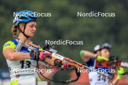 25.08.2023, Brezno-Osrblie, Slovakia (SVK): Mona Brorsson (SWE) - IBU Summer Biathlon World Championships, super sprint women, Brezno-Osrblie (SVK). www.nordicfocus.com. © Manzoni/NordicFocus. Every downloaded picture is fee-liable.