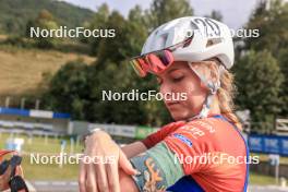 25.08.2023, Brezno-Osrblie, Slovakia (SVK): Marketa Davidova (CZE) - IBU Summer Biathlon World Championships, super sprint women, Brezno-Osrblie (SVK). www.nordicfocus.com. © Manzoni/NordicFocus. Every downloaded picture is fee-liable.