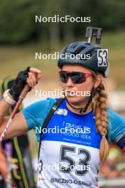 25.08.2023, Brezno-Osrblie, Slovakia (SVK): Alla Ghilenko (MDA) - IBU Summer Biathlon World Championships, super sprint women, Brezno-Osrblie (SVK). www.nordicfocus.com. © Manzoni/NordicFocus. Every downloaded picture is fee-liable.