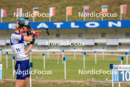 25.08.2023, Brezno-Osrblie, Slovakia (SVK): Anika Kozica (CRO) - IBU Summer Biathlon World Championships, super sprint women, Brezno-Osrblie (SVK). www.nordicfocus.com. © Manzoni/NordicFocus. Every downloaded picture is fee-liable.