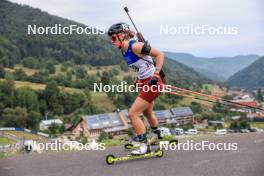 25.08.2023, Brezno-Osrblie, Slovakia (SVK): Annija Sabule (LAT) - IBU Summer Biathlon World Championships, super sprint women, Brezno-Osrblie (SVK). www.nordicfocus.com. © Manzoni/NordicFocus. Every downloaded picture is fee-liable.
