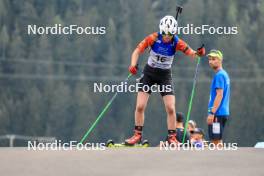 25.08.2023, Brezno-Osrblie, Slovakia (SVK): Viktorija Jovanovska (MKD) - IBU Summer Biathlon World Championships, super sprint women, Brezno-Osrblie (SVK). www.nordicfocus.com. © Manzoni/NordicFocus. Every downloaded picture is fee-liable.