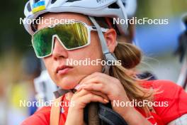 23.08.2023, Brezno-Osrblie, Slovakia (SVK): Anastasiya Merkushyna (UKR) - IBU Summer Biathlon World Championships, training, Brezno-Osrblie (SVK). www.nordicfocus.com. © Manzoni/NordicFocus. Every downloaded picture is fee-liable.