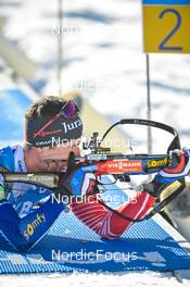 14.02.2023, Oberhof, Germany (GER): Quentin Fillon Maillet (FRA) - IBU World Championships Biathlon, individual men, Oberhof (GER). www.nordicfocus.com. © Reichert/NordicFocus. Every downloaded picture is fee-liable.
