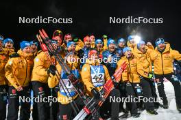 26.11.2023, Oestersund, Sweden, (SWE): Justus Strelow (GER), Roman Rees (GER), (l-r) - IBU World Cup Biathlon, individual men, Oestersund (SWE). www.nordicfocus.com. © Authamayou/NordicFocus. Every downloaded picture is fee-liable.