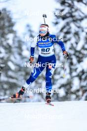 26.11.2023, Oestersund, Sweden, (SWE): Sonja Leinamo (FIN) - IBU World Cup Biathlon, individual women, Oestersund (SWE). www.nordicfocus.com. © Manzoni/NordicFocus. Every downloaded picture is fee-liable.