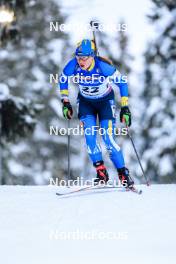 26.11.2023, Oestersund, Sweden, (SWE): Anastasiya Merkushyna (UKR) - IBU World Cup Biathlon, individual women, Oestersund (SWE). www.nordicfocus.com. © Manzoni/NordicFocus. Every downloaded picture is fee-liable.