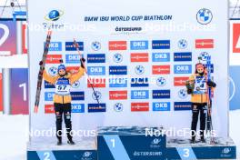 26.11.2023, Oestersund, Sweden, (SWE): Franziska Preuss (GER), Vanessa Voigt (GER), (l-r) - IBU World Cup Biathlon, individual women, Oestersund (SWE). www.nordicfocus.com. © Manzoni/NordicFocus. Every downloaded picture is fee-liable.