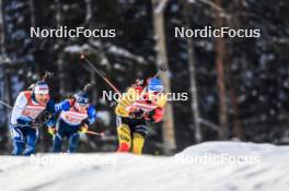 25.11.2023, Oestersund, Sweden, (SWE): Thierry Langer (BEL) - IBU World Cup Biathlon, mixed relay, Oestersund (SWE). www.nordicfocus.com. © Manzoni/NordicFocus. Every downloaded picture is fee-liable.