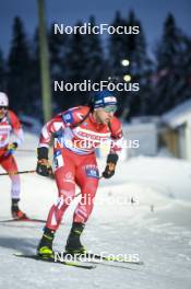 25.11.2023, Oestersund, Sweden, (SWE): David Komatz (AUT) - IBU World Cup Biathlon, mixed relay, Oestersund (SWE). www.nordicfocus.com. © Authamayou/NordicFocus. Every downloaded picture is fee-liable.