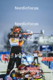 25.11.2023, Oestersund, Sweden, (SWE): Sophia Schneider (GER) - IBU World Cup Biathlon, mixed relay, Oestersund (SWE). www.nordicfocus.com. © Authamayou/NordicFocus. Every downloaded picture is fee-liable.