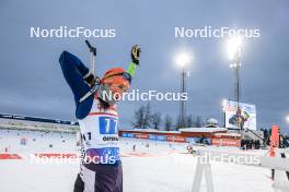 25.11.2023, Oestersund, Sweden, (SWE): Anamarija Lampic (SLO) - IBU World Cup Biathlon, mixed relay, Oestersund (SWE). www.nordicfocus.com. © Manzoni/NordicFocus. Every downloaded picture is fee-liable.