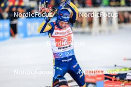 25.11.2023, Oestersund, Sweden, (SWE): Jesper Nelin (SWE) - IBU World Cup Biathlon, mixed relay, Oestersund (SWE). www.nordicfocus.com. © Manzoni/NordicFocus. Every downloaded picture is fee-liable.